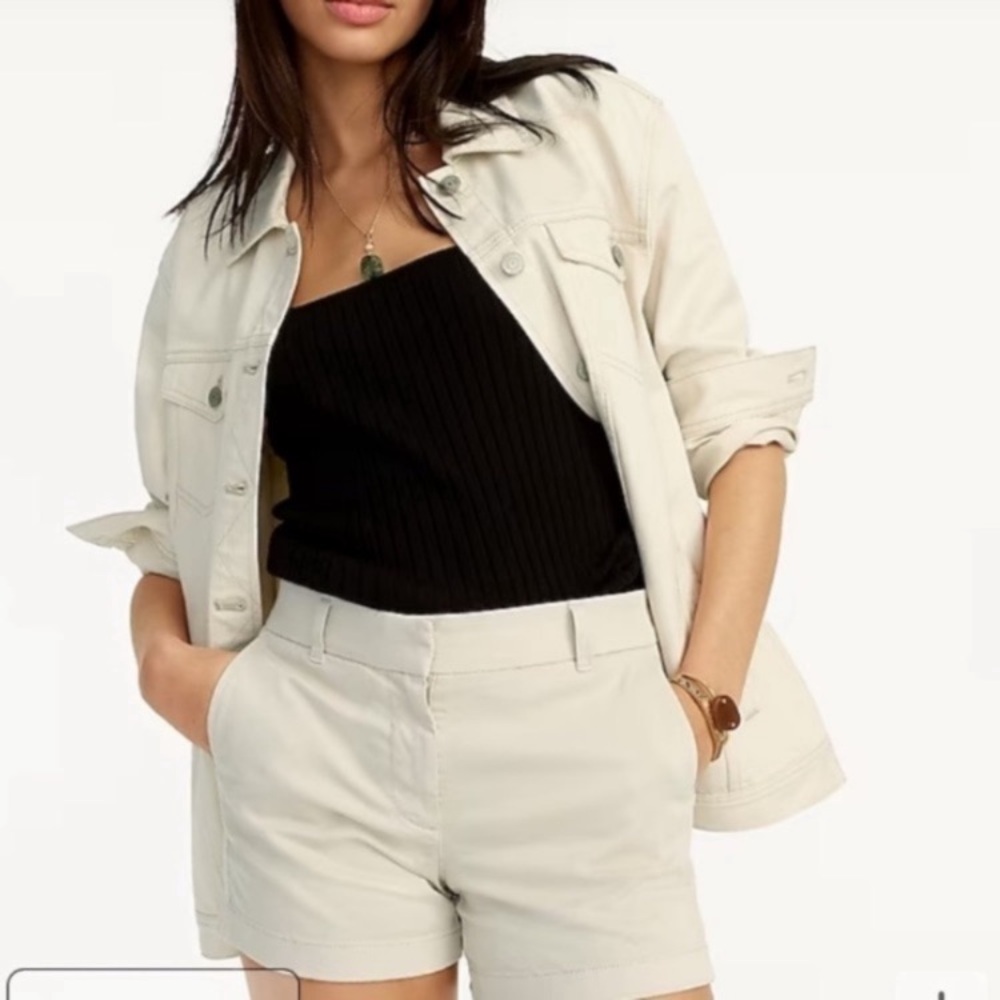 🌼 J. Crew Women’s Size 0 Khaki Chino Shorts